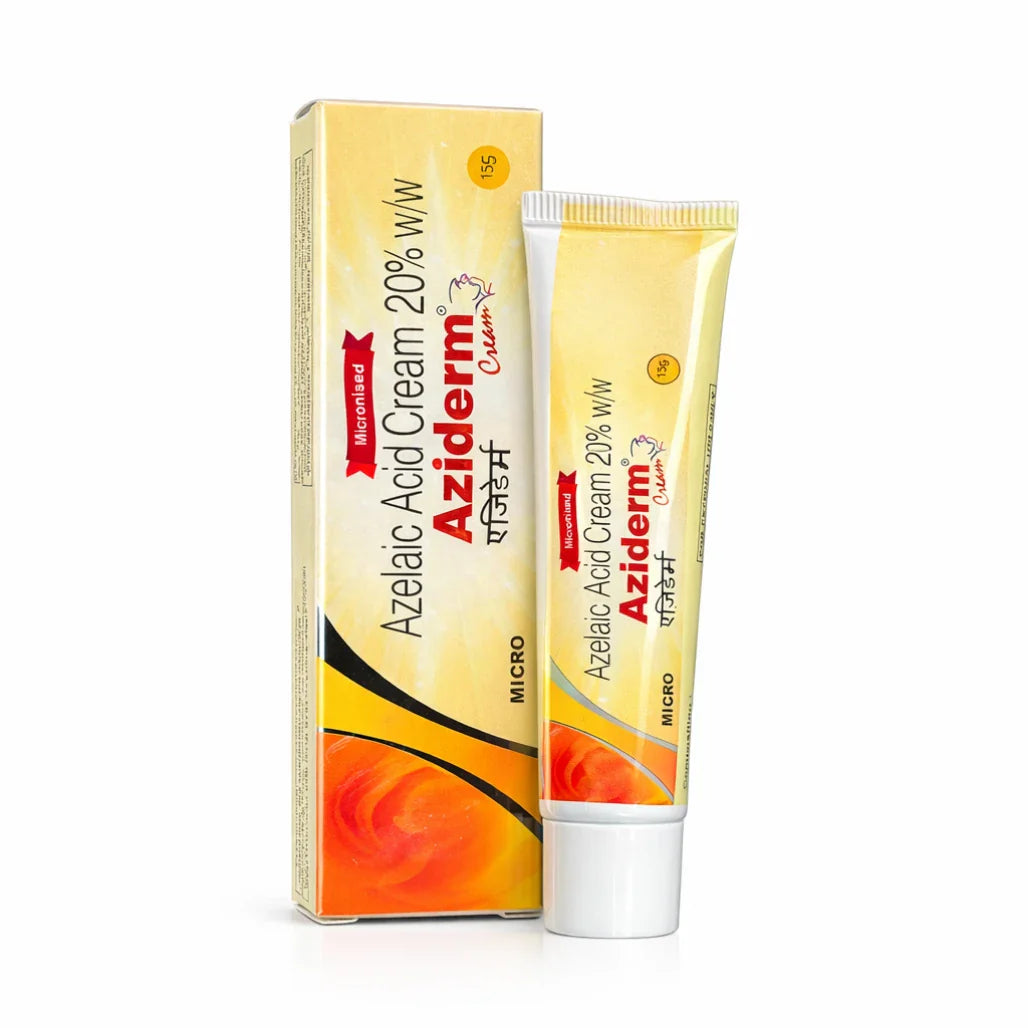 Azelaic Acid Cream 20%, 15g for Acne, Redness, & Hyperpigmentation