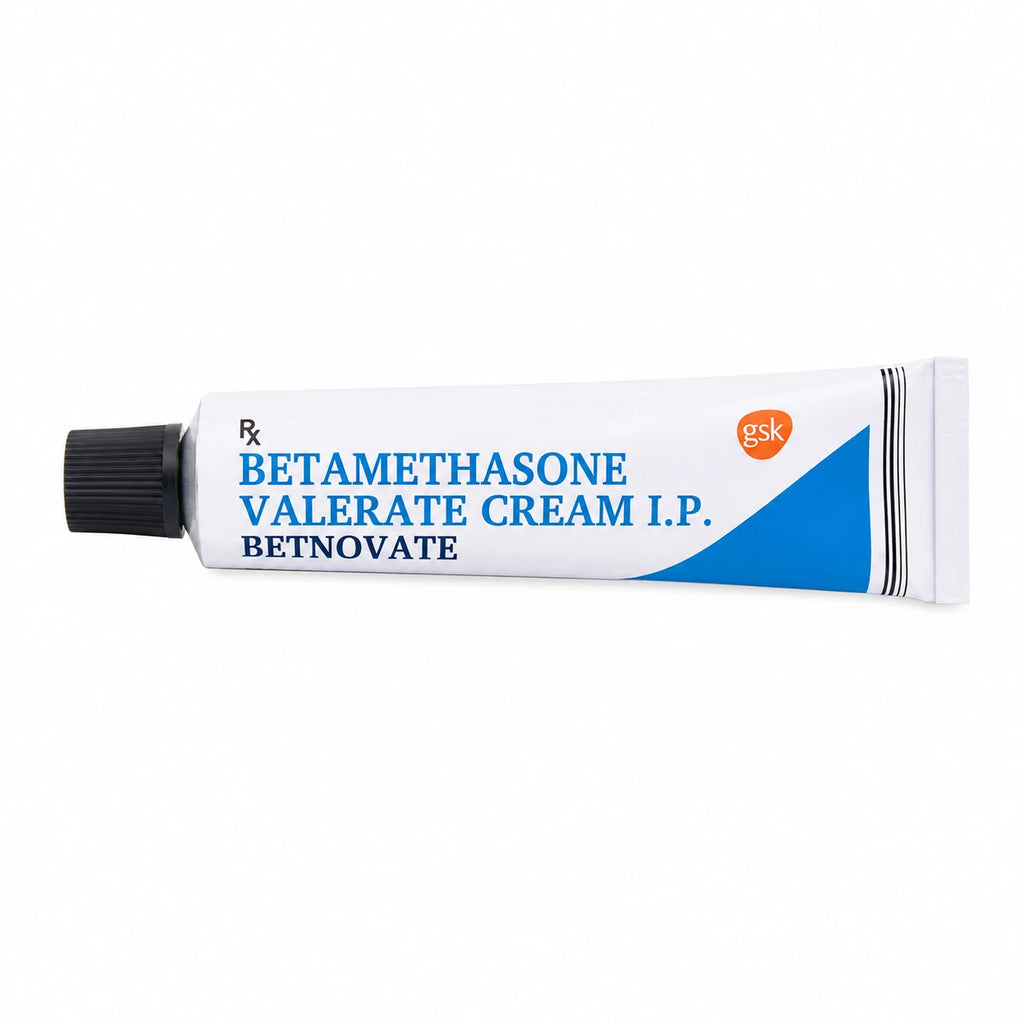 Betnovate Betamethasone Valerate Cream I.P. 20g tube for external skin use
