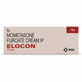 Elocon Mometasone Furoate Cream 10g front box packaging by MSD