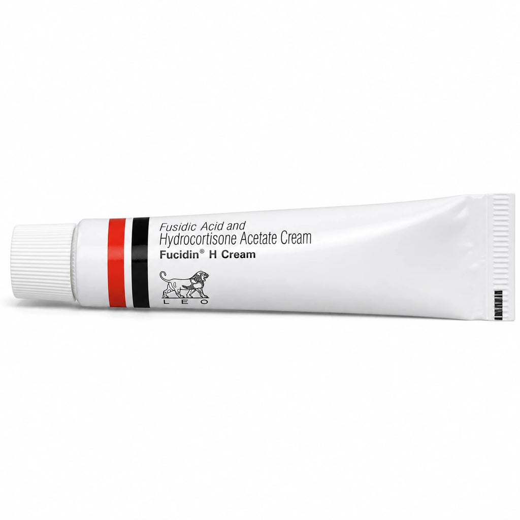 Fucidin H Fusidic Acid and Hydrocortisone Acetate Cream 15g tube for external skin use