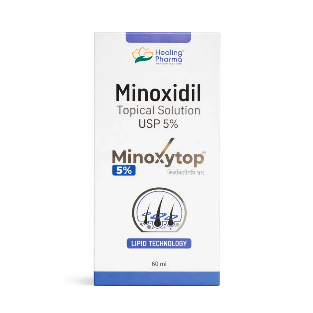 Minoxidil Topical Solution USP 5%, 60ml | Minoxytop for Hair Regrowth