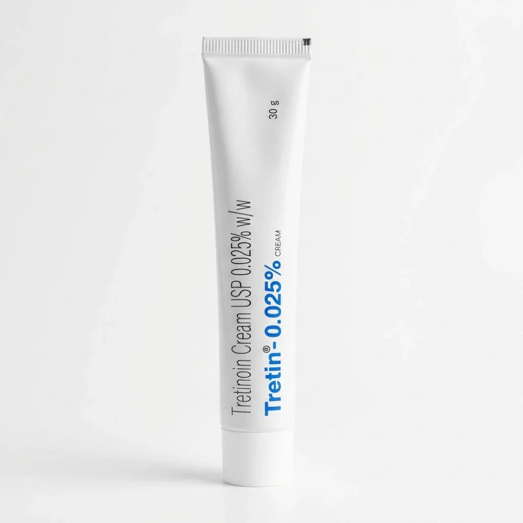 Tretinoin Cream 0.025%, Tretiheal 20g &amp; Tretin 30g for Dark Spots