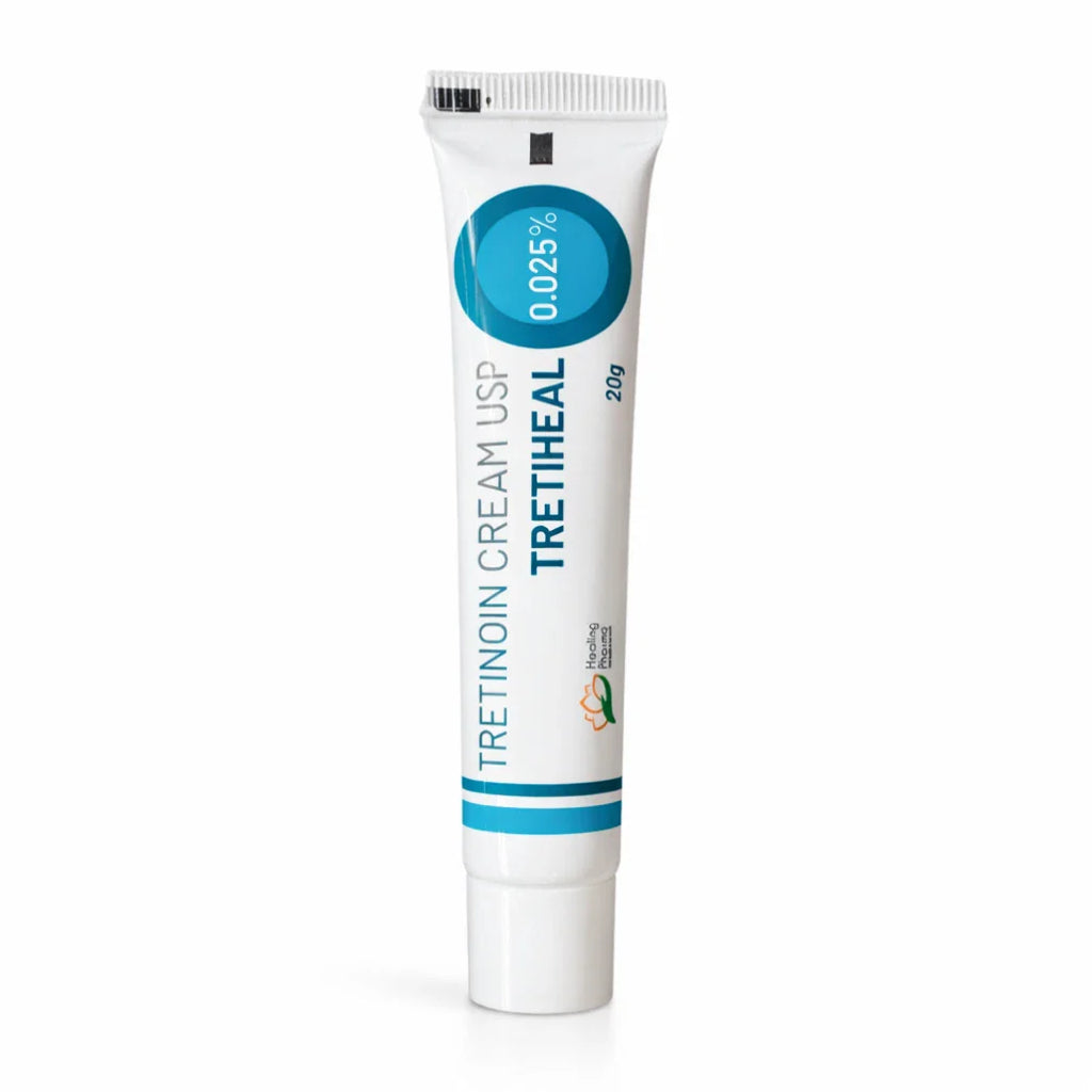 Tretinoin Cream 0.025%, Tretiheal 20g &amp; Tretin 30g for Dark Spots