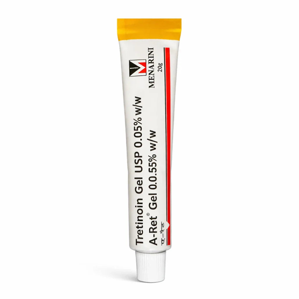 A-Ret Tretinoin Gel USP 0.05% w/w, 20g for clogged pores and dark marks